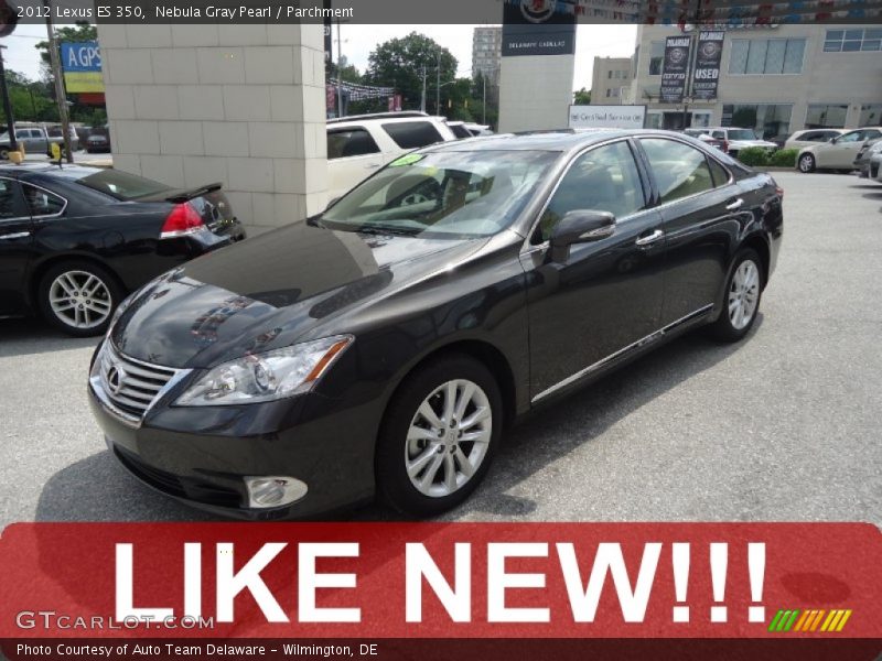 Nebula Gray Pearl / Parchment 2012 Lexus ES 350