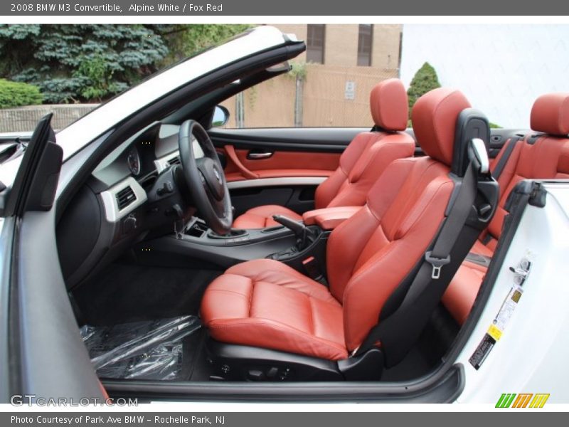 Front Seat of 2008 M3 Convertible