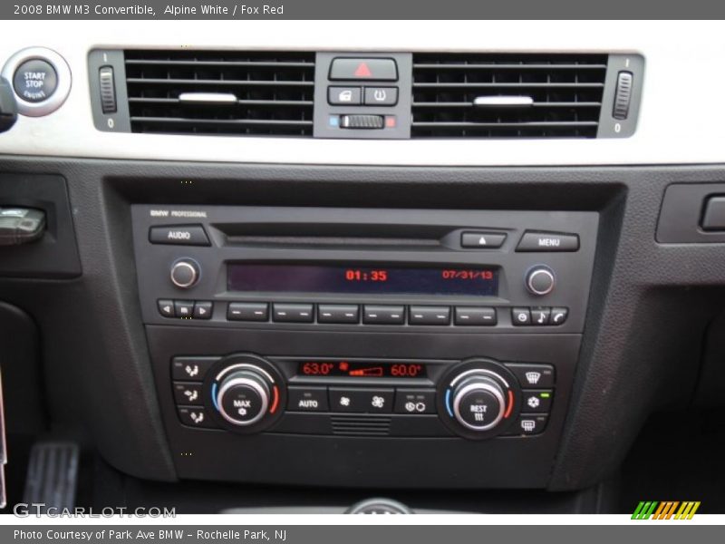 Controls of 2008 M3 Convertible