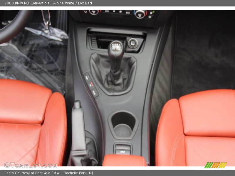 Alpine White / Fox Red 2008 BMW M3 Convertible