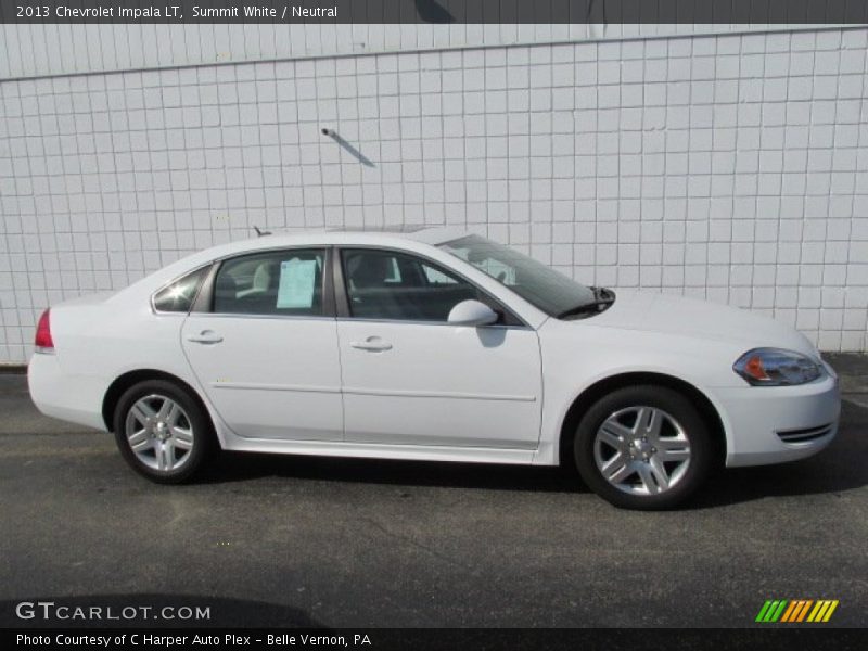 Summit White / Neutral 2013 Chevrolet Impala LT