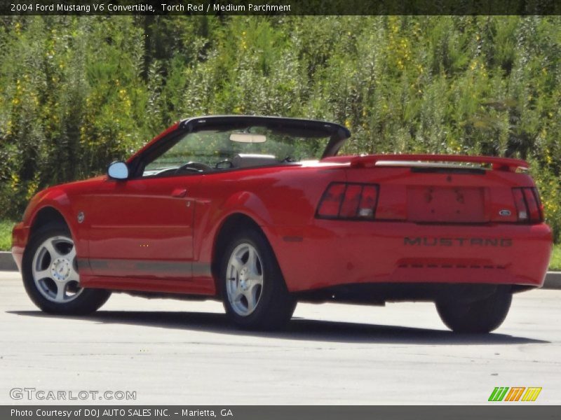 Torch Red / Medium Parchment 2004 Ford Mustang V6 Convertible
