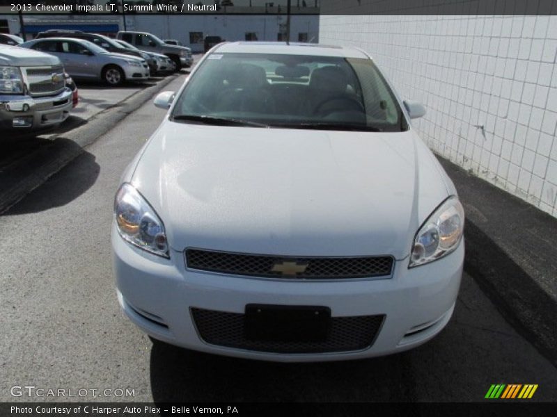 Summit White / Neutral 2013 Chevrolet Impala LT