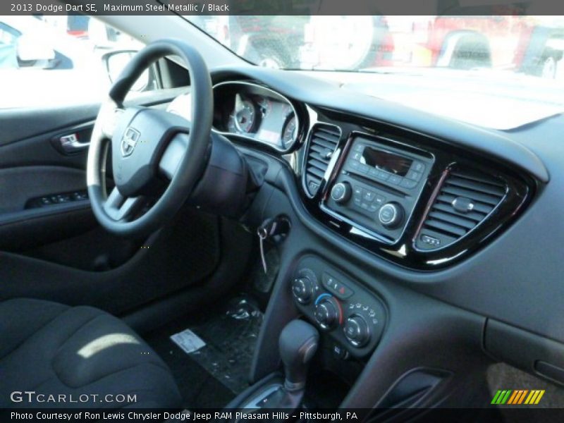 Maximum Steel Metallic / Black 2013 Dodge Dart SE