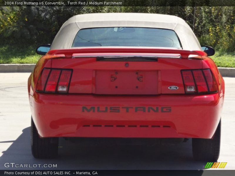 Torch Red / Medium Parchment 2004 Ford Mustang V6 Convertible