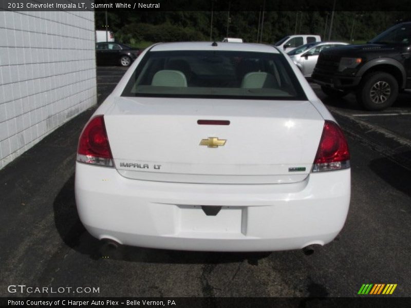 Summit White / Neutral 2013 Chevrolet Impala LT