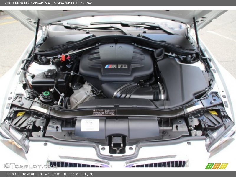  2008 M3 Convertible Engine - 4.0 Liter DOHC 32-Valve VVT V8