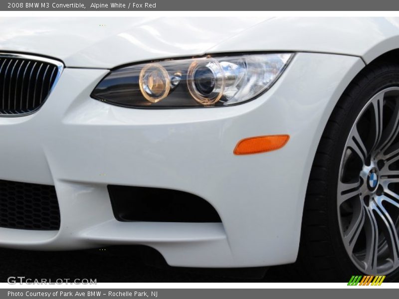 Alpine White / Fox Red 2008 BMW M3 Convertible