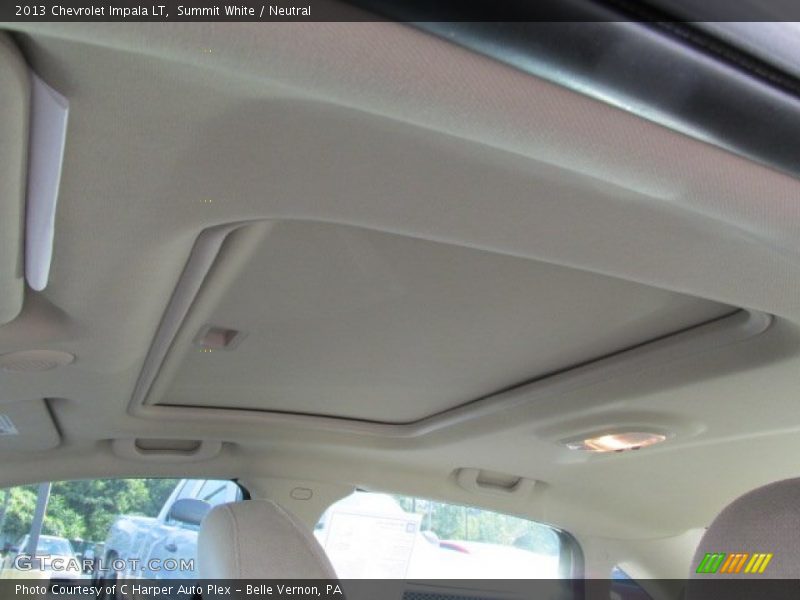 Summit White / Neutral 2013 Chevrolet Impala LT