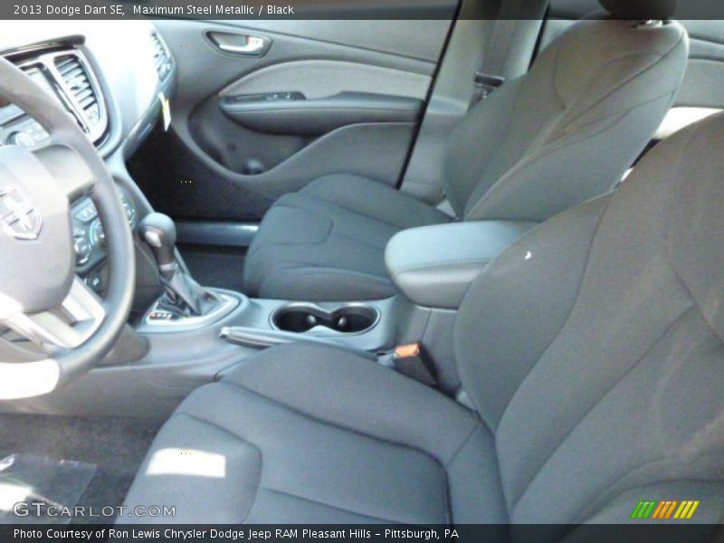 Maximum Steel Metallic / Black 2013 Dodge Dart SE