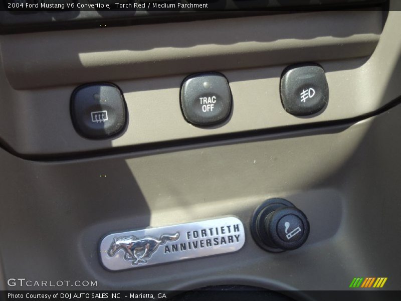 Torch Red / Medium Parchment 2004 Ford Mustang V6 Convertible