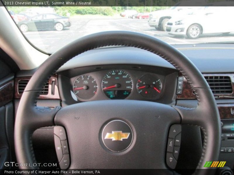 Summit White / Neutral 2013 Chevrolet Impala LT