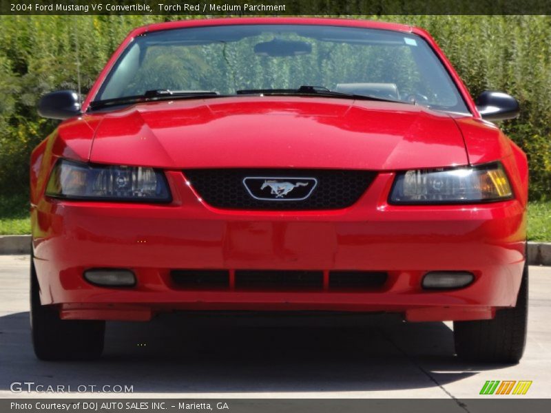 Torch Red / Medium Parchment 2004 Ford Mustang V6 Convertible