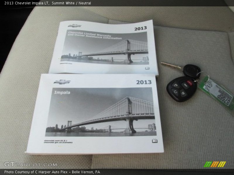 Summit White / Neutral 2013 Chevrolet Impala LT