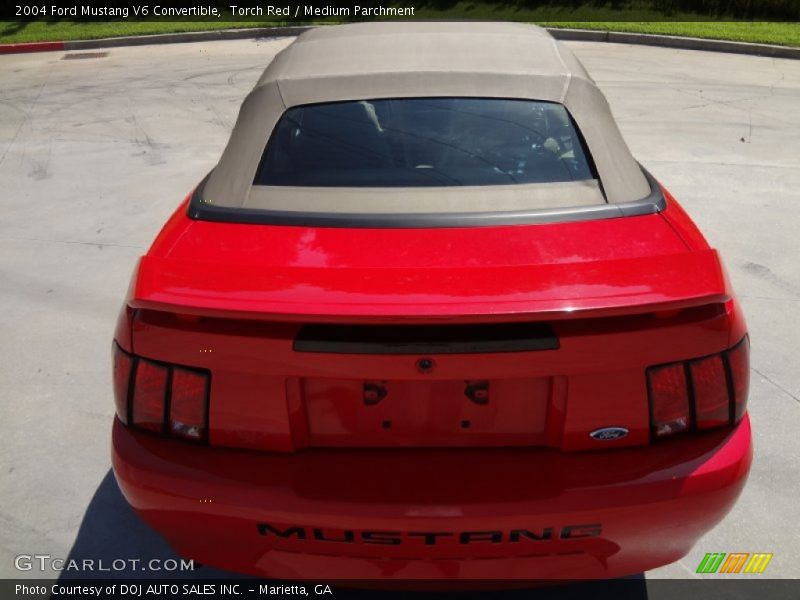 Torch Red / Medium Parchment 2004 Ford Mustang V6 Convertible