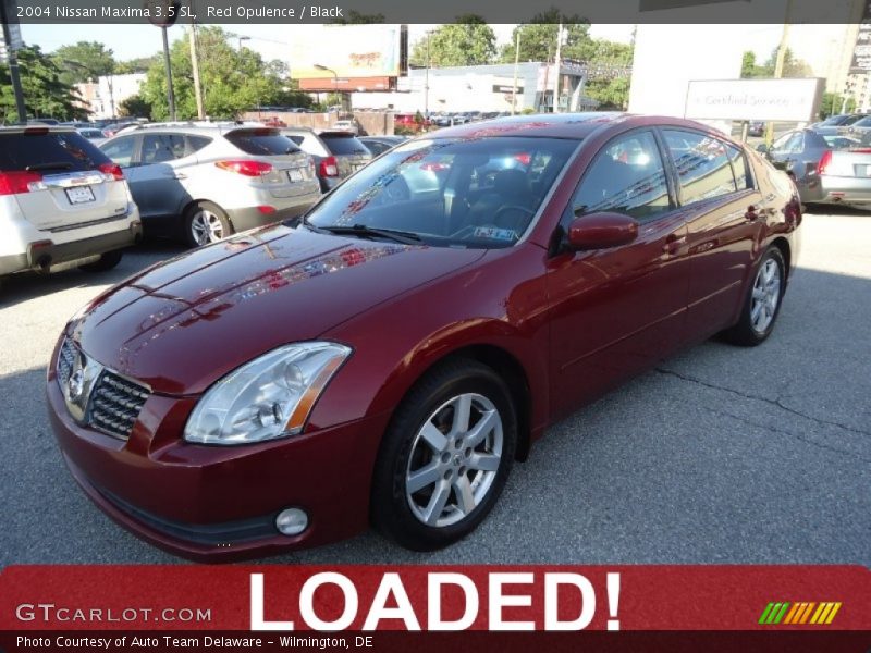 Red Opulence / Black 2004 Nissan Maxima 3.5 SL