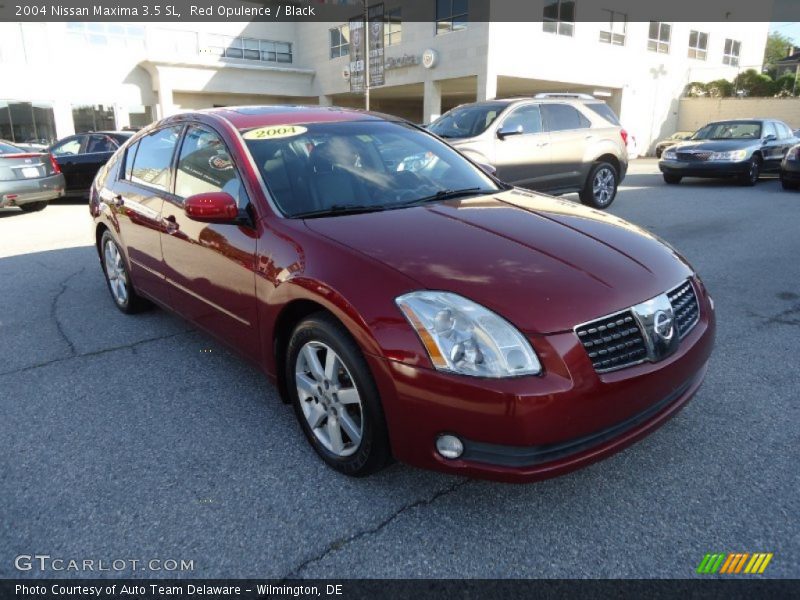 Red Opulence / Black 2004 Nissan Maxima 3.5 SL