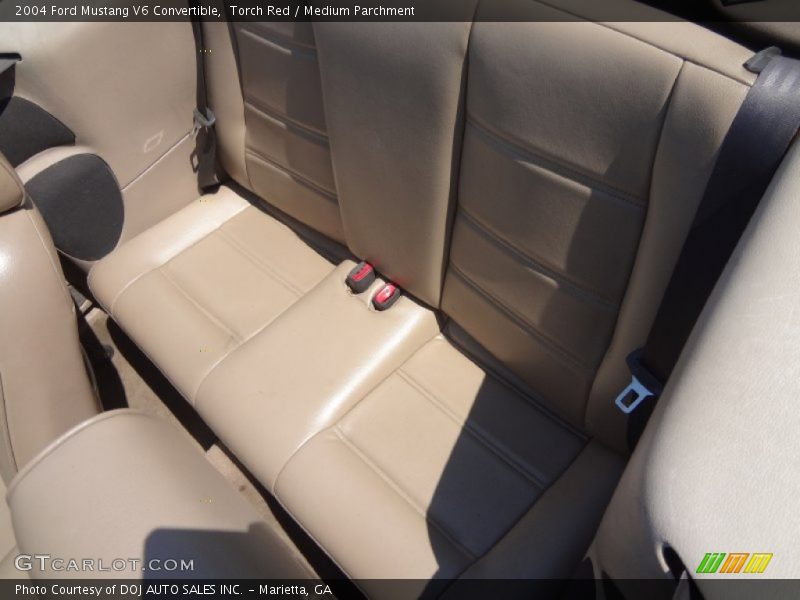 Torch Red / Medium Parchment 2004 Ford Mustang V6 Convertible