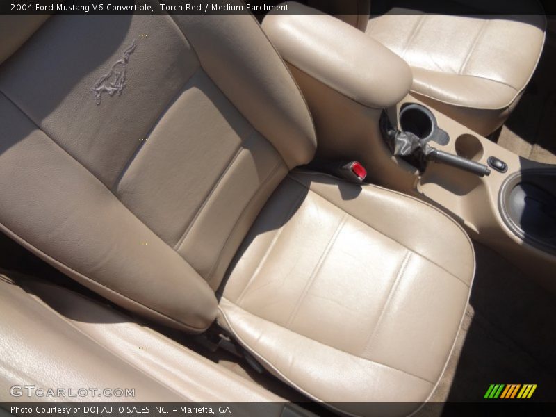 Torch Red / Medium Parchment 2004 Ford Mustang V6 Convertible
