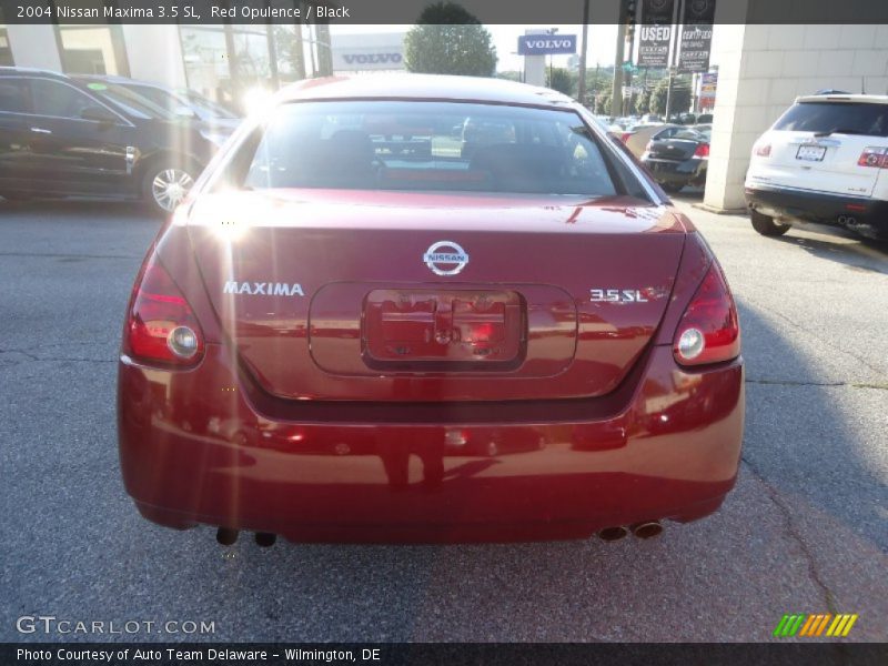 Red Opulence / Black 2004 Nissan Maxima 3.5 SL