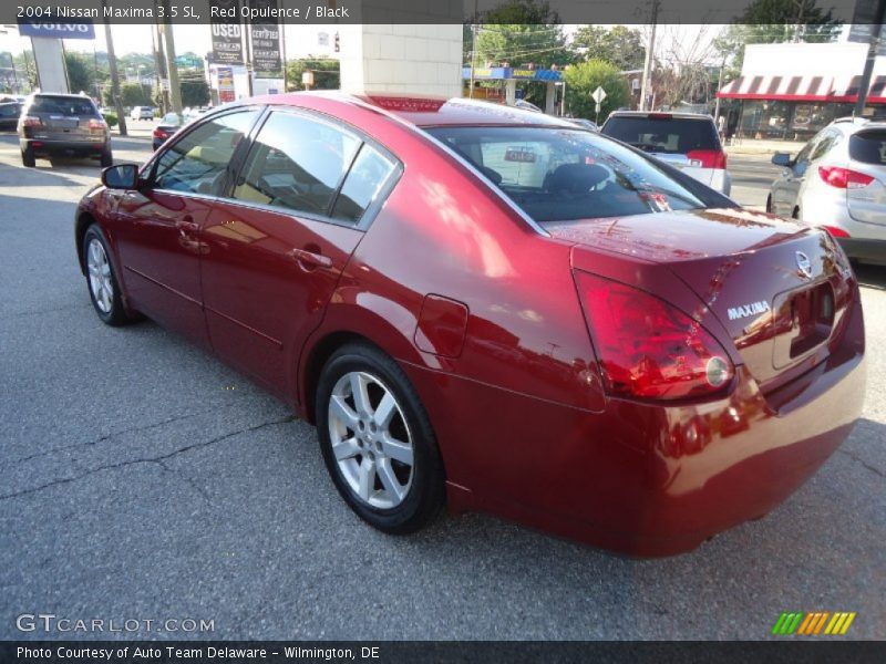 Red Opulence / Black 2004 Nissan Maxima 3.5 SL