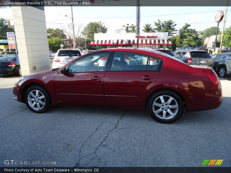 Red Opulence / Black 2004 Nissan Maxima 3.5 SL