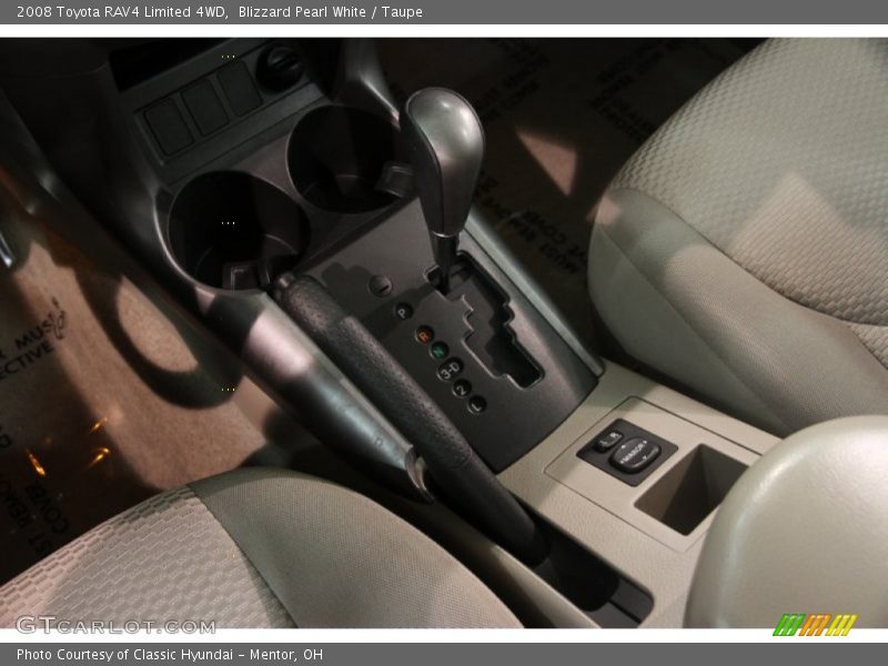 Blizzard Pearl White / Taupe 2008 Toyota RAV4 Limited 4WD