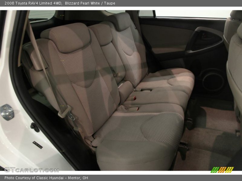 Blizzard Pearl White / Taupe 2008 Toyota RAV4 Limited 4WD