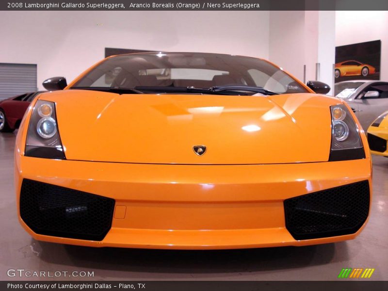 Arancio Borealis (Orange) / Nero Superleggera 2008 Lamborghini Gallardo Superleggera