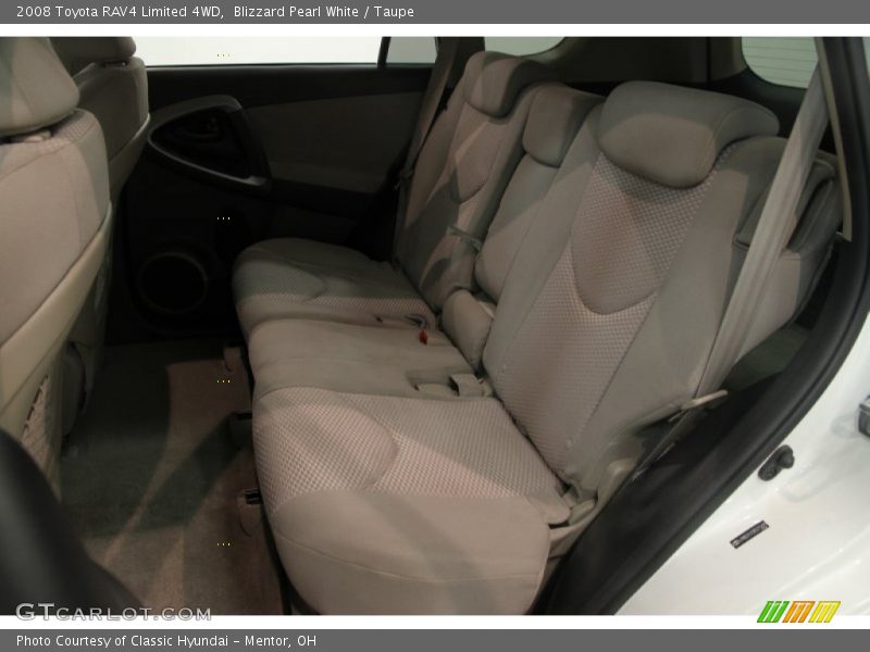 Blizzard Pearl White / Taupe 2008 Toyota RAV4 Limited 4WD