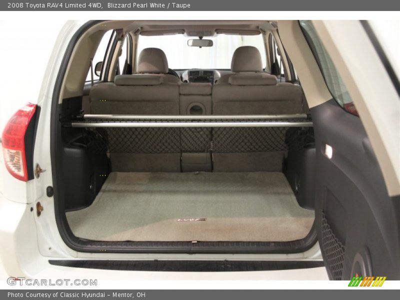 Blizzard Pearl White / Taupe 2008 Toyota RAV4 Limited 4WD