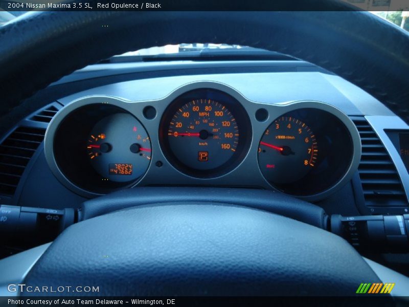 Red Opulence / Black 2004 Nissan Maxima 3.5 SL