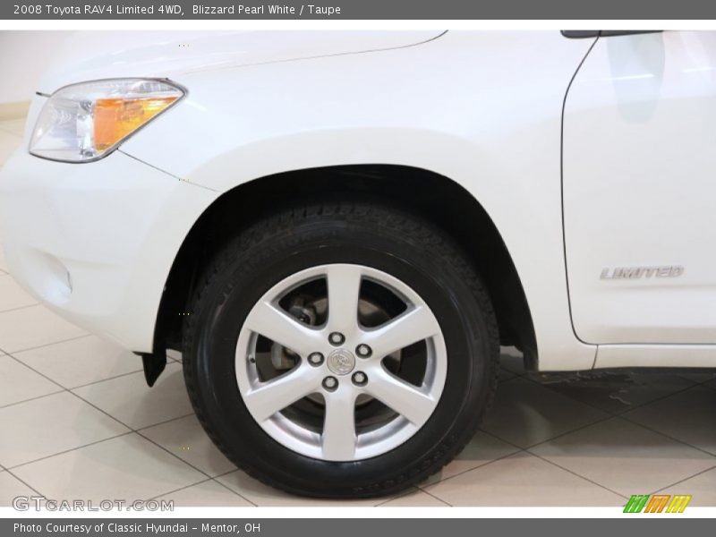 Blizzard Pearl White / Taupe 2008 Toyota RAV4 Limited 4WD