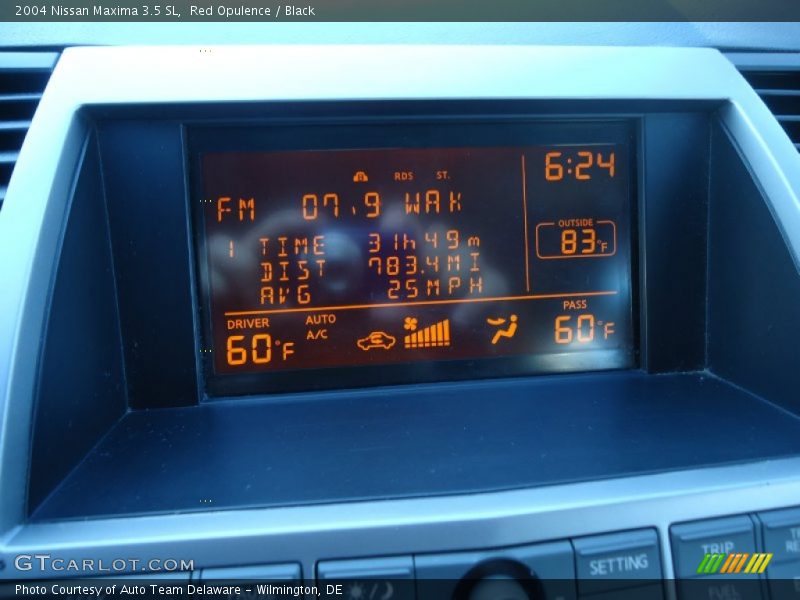 Red Opulence / Black 2004 Nissan Maxima 3.5 SL