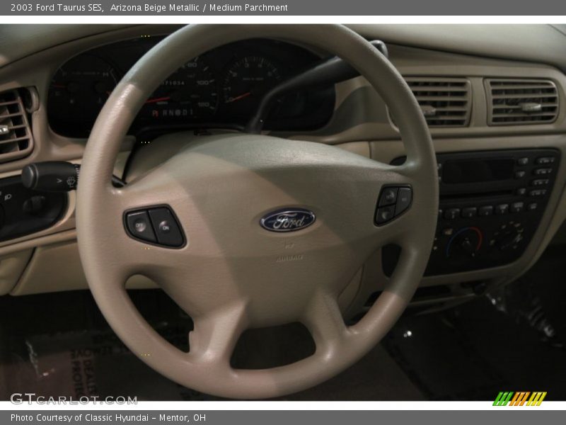 Arizona Beige Metallic / Medium Parchment 2003 Ford Taurus SES