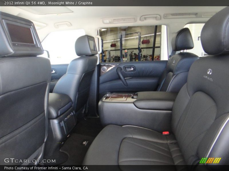 Moonlight White / Graphite 2012 Infiniti QX 56 4WD