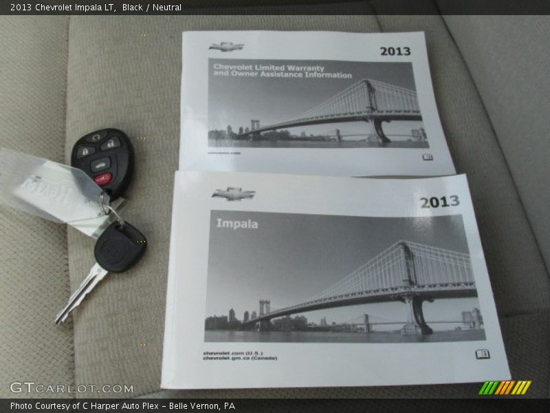 Black / Neutral 2013 Chevrolet Impala LT