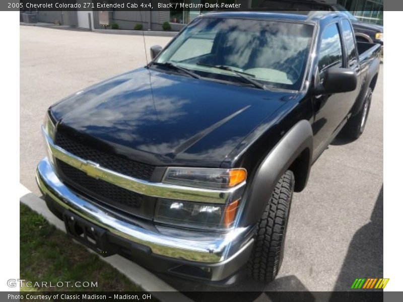 Black / Medium Dark Pewter 2005 Chevrolet Colorado Z71 Extended Cab 4x4