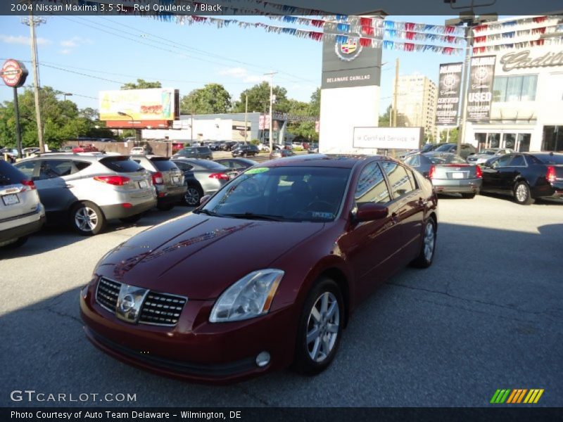 Red Opulence / Black 2004 Nissan Maxima 3.5 SL