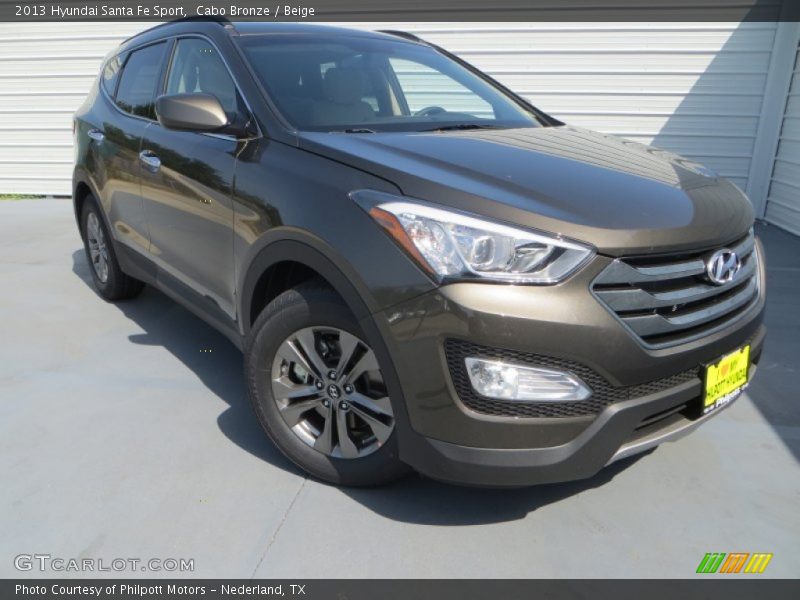 Cabo Bronze / Beige 2013 Hyundai Santa Fe Sport