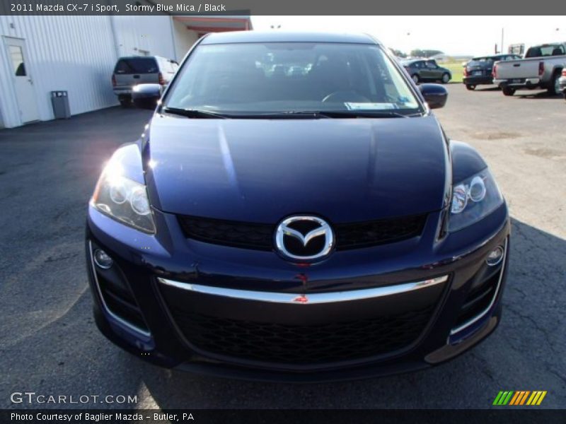 Stormy Blue Mica / Black 2011 Mazda CX-7 i Sport