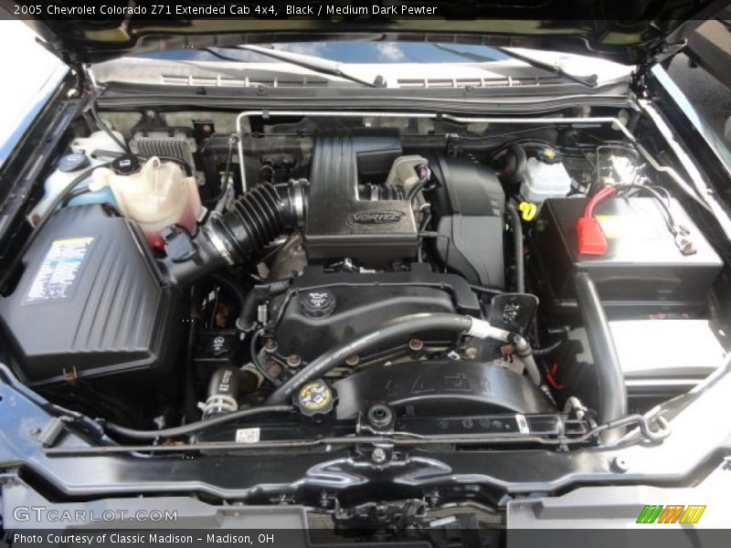 Black / Medium Dark Pewter 2005 Chevrolet Colorado Z71 Extended Cab 4x4