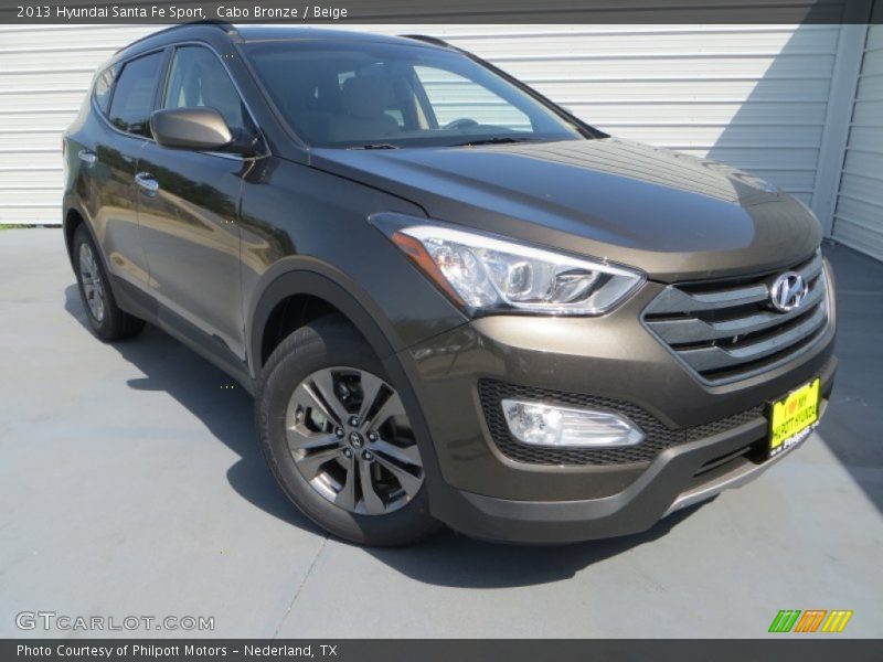 Cabo Bronze / Beige 2013 Hyundai Santa Fe Sport