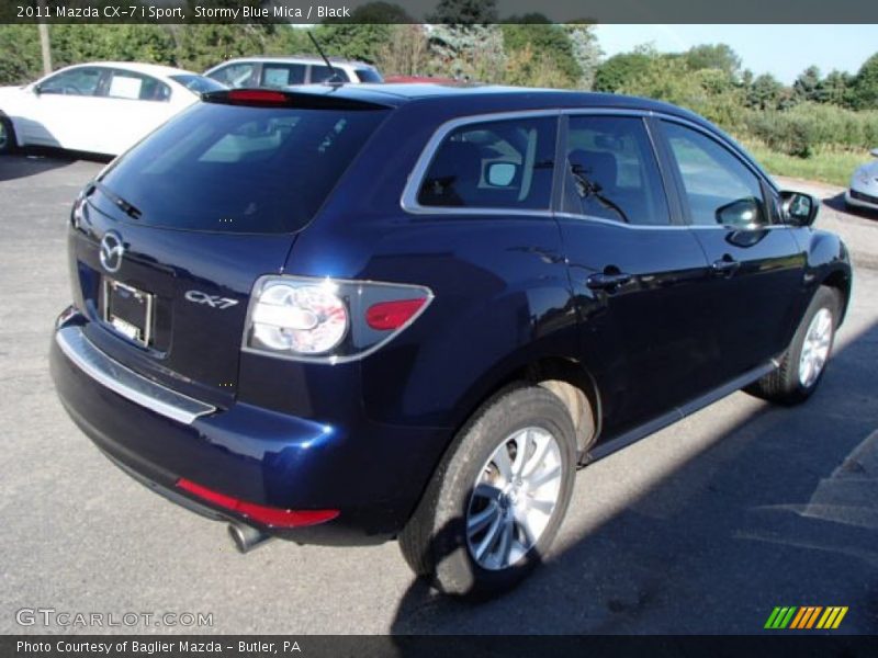 Stormy Blue Mica / Black 2011 Mazda CX-7 i Sport