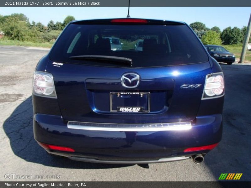 Stormy Blue Mica / Black 2011 Mazda CX-7 i Sport