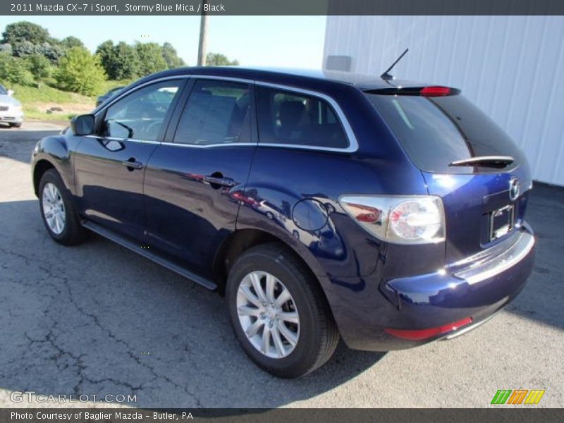 Stormy Blue Mica / Black 2011 Mazda CX-7 i Sport