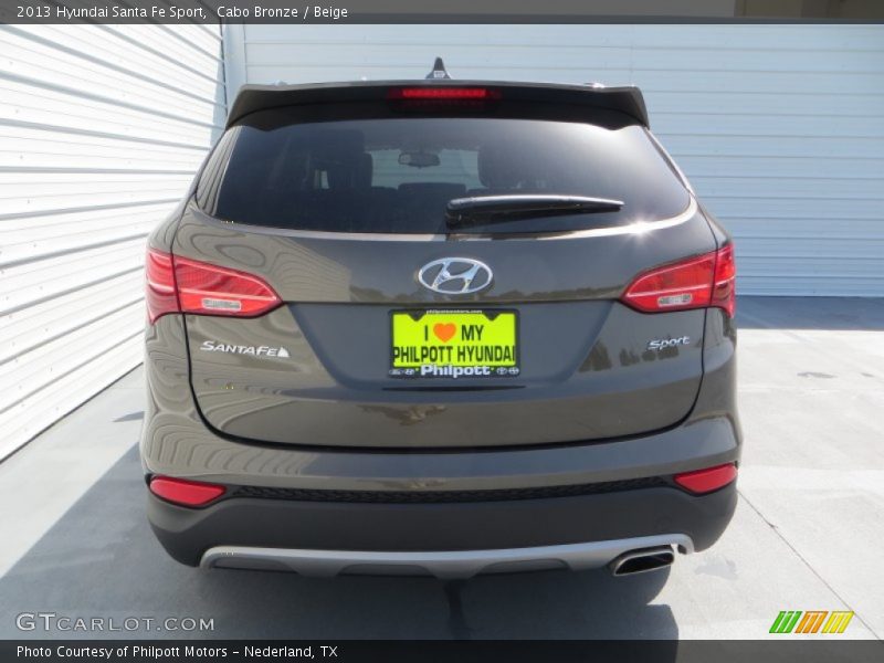 Cabo Bronze / Beige 2013 Hyundai Santa Fe Sport