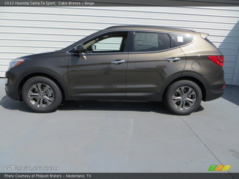 Cabo Bronze / Beige 2013 Hyundai Santa Fe Sport