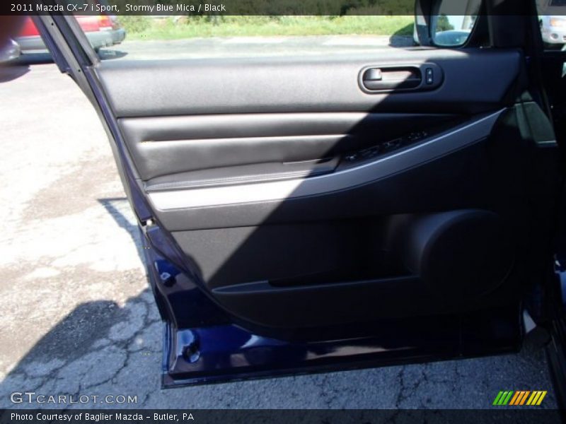 Stormy Blue Mica / Black 2011 Mazda CX-7 i Sport