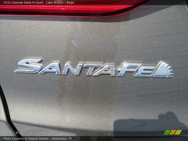 Cabo Bronze / Beige 2013 Hyundai Santa Fe Sport